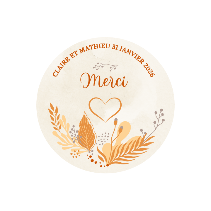 Mini pots de miel personnalisés – Cadeaux invités mariage