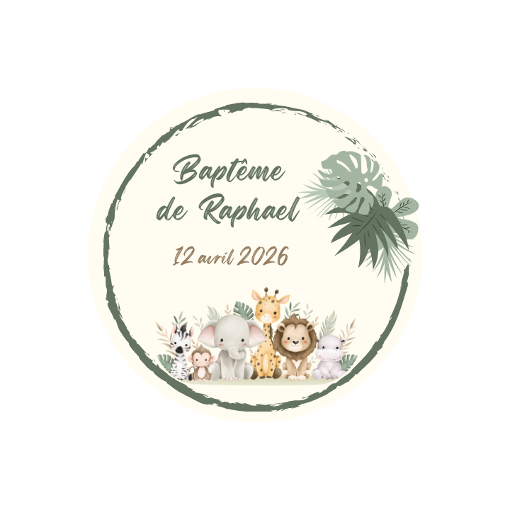 Mini pots de miel personnalisés – Naissance & Baptême