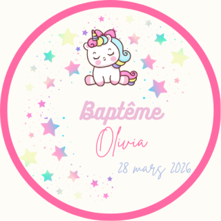 Mini pots de miel personnalisés – Naissance & Baptême