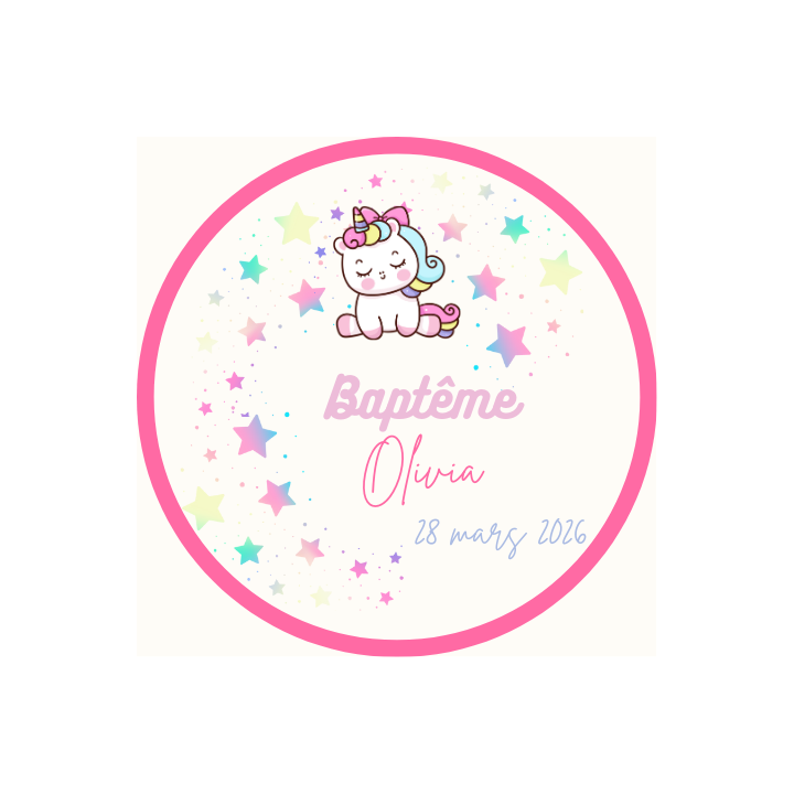 Mini pots de miel personnalisés – Naissance & Baptême