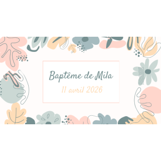 Mini pots de miel personnalisés – Naissance & Baptême