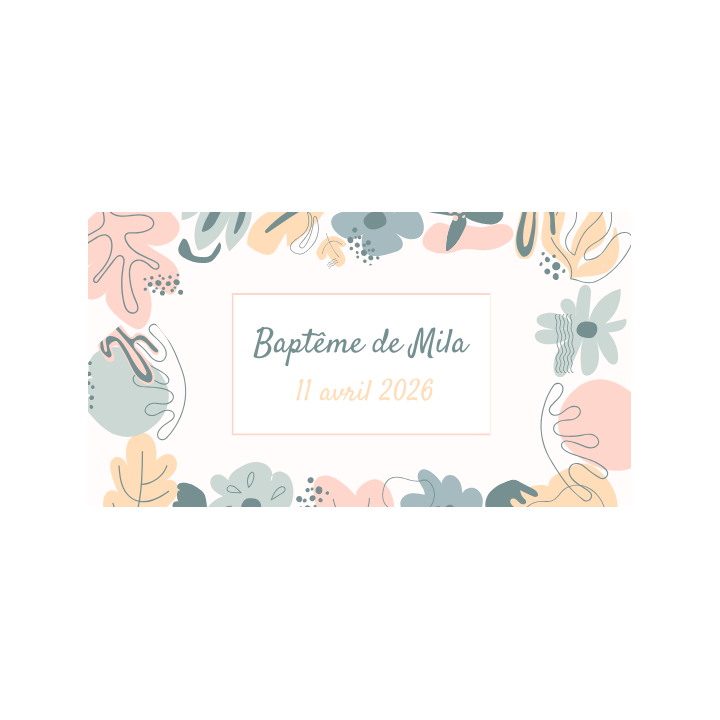 Mini pots de miel personnalisés – Naissance & Baptême