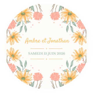 Mini pots de miel personnalisés – Cadeaux invités mariage