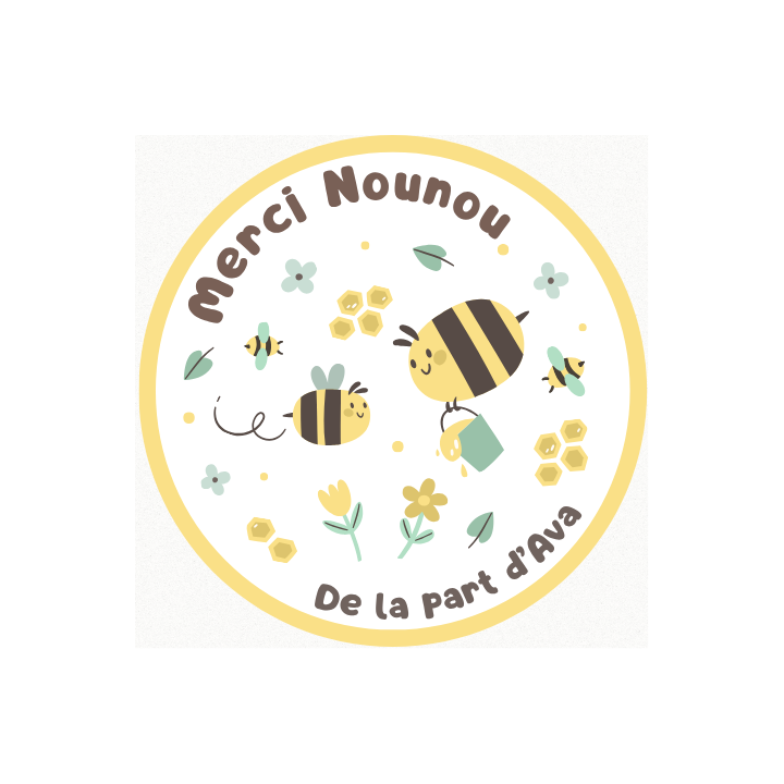 Cadeau Maîtresse, Nounou, ATSEM | Pot de Miel Personnalisé 100 ml