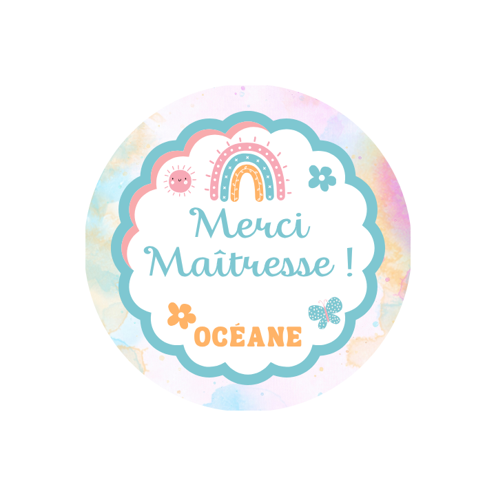Cadeau Maîtresse, Nounou, ATSEM | Pot de Miel Personnalisé 100 ml