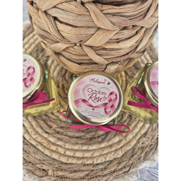 Pot de miel Octobre Rose 100 ml | Mielissimo