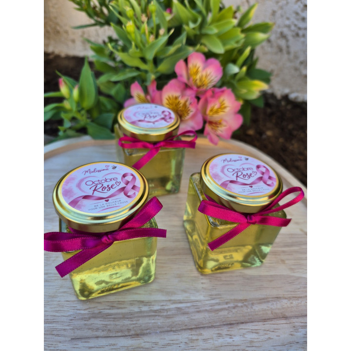 Pot de miel Octobre Rose 100 ml | Mielissimo